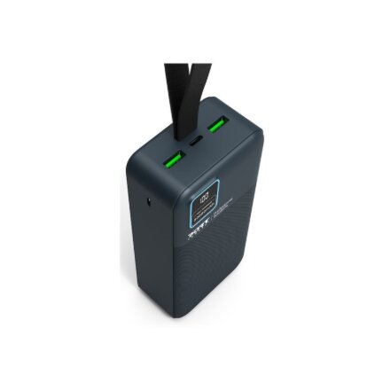 PORT CONNECT External USB-C battery integrated lamp , 30000 mAh , Blue