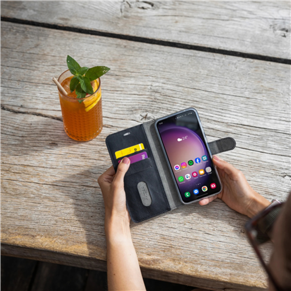 Fixed Opus , Book Case , Samsung , Galaxy A37 5G , Synthetic leather , Black