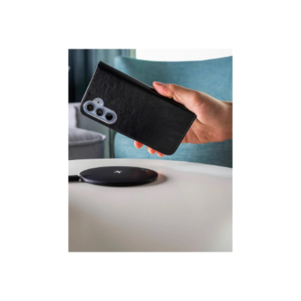 Fixed Opus , Book Case , Samsung , Galaxy A37 5G , Synthetic leather , Black