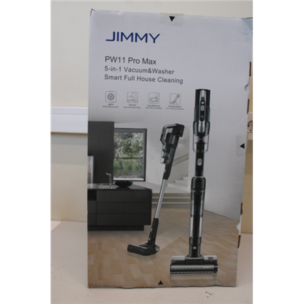 SALE OUT. Jimmy Cordless Vacuum cleaner and washer PW11 Pro Max , Jimmy , Vacuum Cleaner and Washer , PW11 Pro Max , Cordless operating , Washing function , 460 W , 21.6 V , Operating time (max) 80 min , Silver/Black , Warranty 22 month(s) , USED, DIRTY, 
