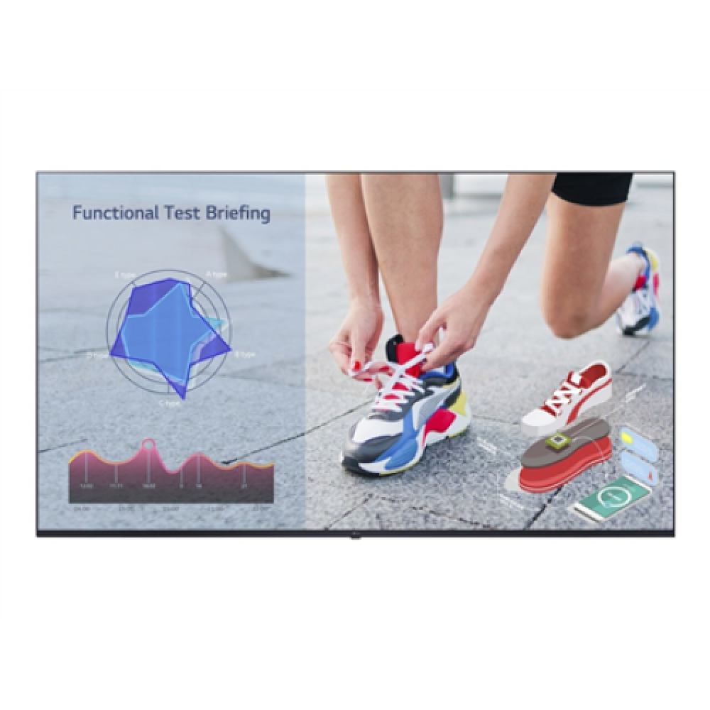 LG 55UL3J-E 55 UHD Digital Signage with webOS LG 55UL3J-E 55 Landscape/Portrait 16/7 WebOS 400 cd/m² 178 ° 178 °