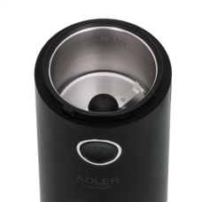 Adler , AD4446bs , Coffee grinder , 150 W , Coffee beans capacity 75 g , Lid safety switch , Number of cups pc(s) , Black
