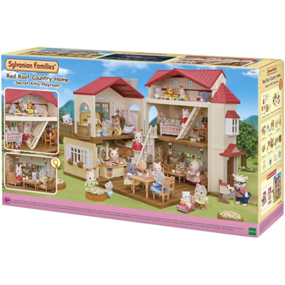 Sylvanian Families , Playset Red Roof Country Home