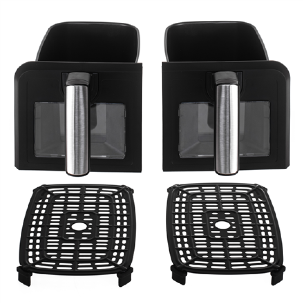 Adler Dual Air Fryer Oven , AD 6315 , Power 1700 W , Capacity 8 L , Convection , Black