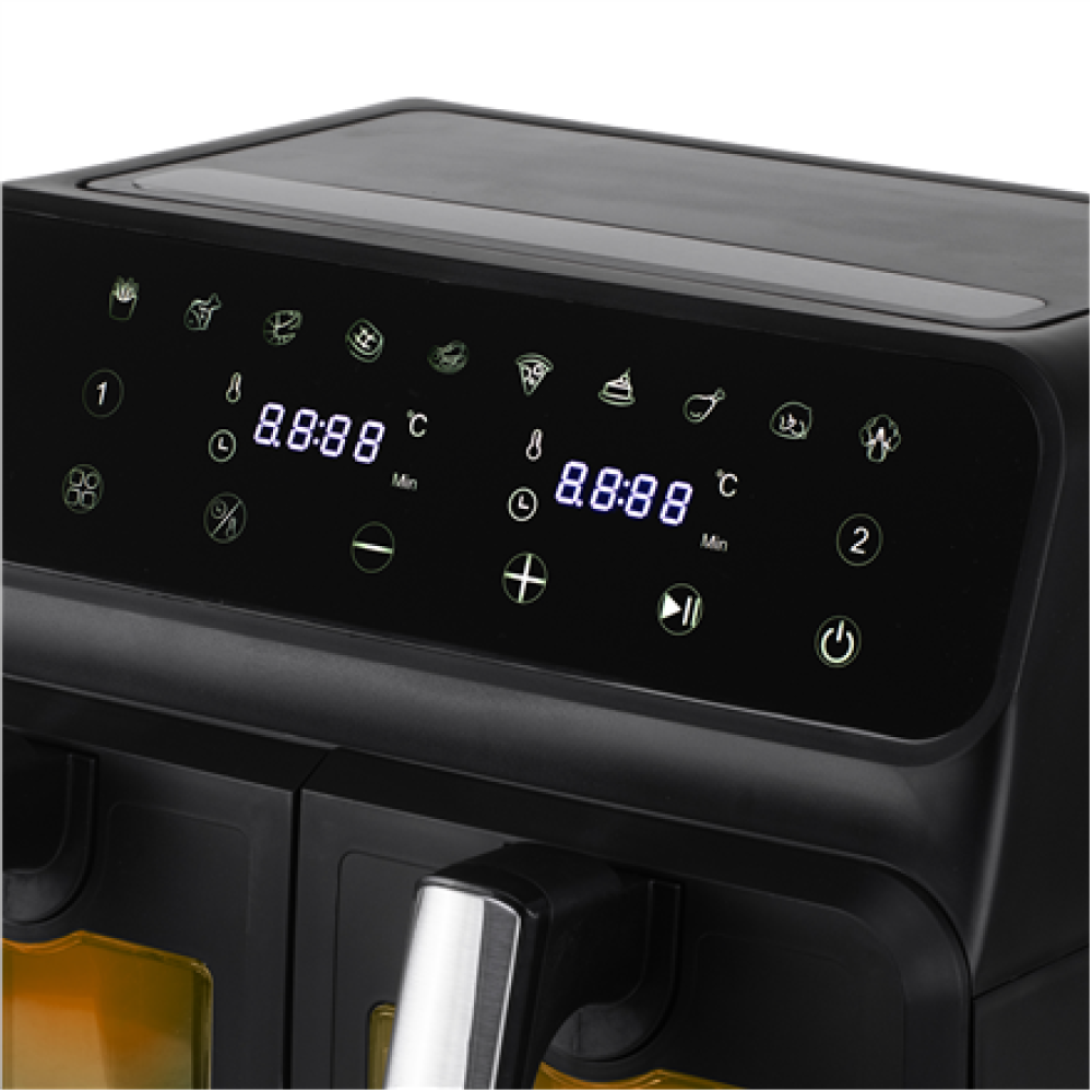 Adler Dual Air Fryer Oven , AD 6315 , Power 1700 W , Capacity 8 L , Convection , Black