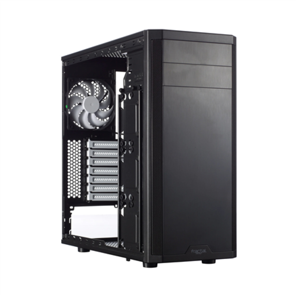 Fractal Design , CORE 2300 , Black , ATX , Power supply included No , Supports ATX PSUs up to 205/185 mm with a bottom 120/140mm fan. When not using any bottom fan location longer PSUs can be used