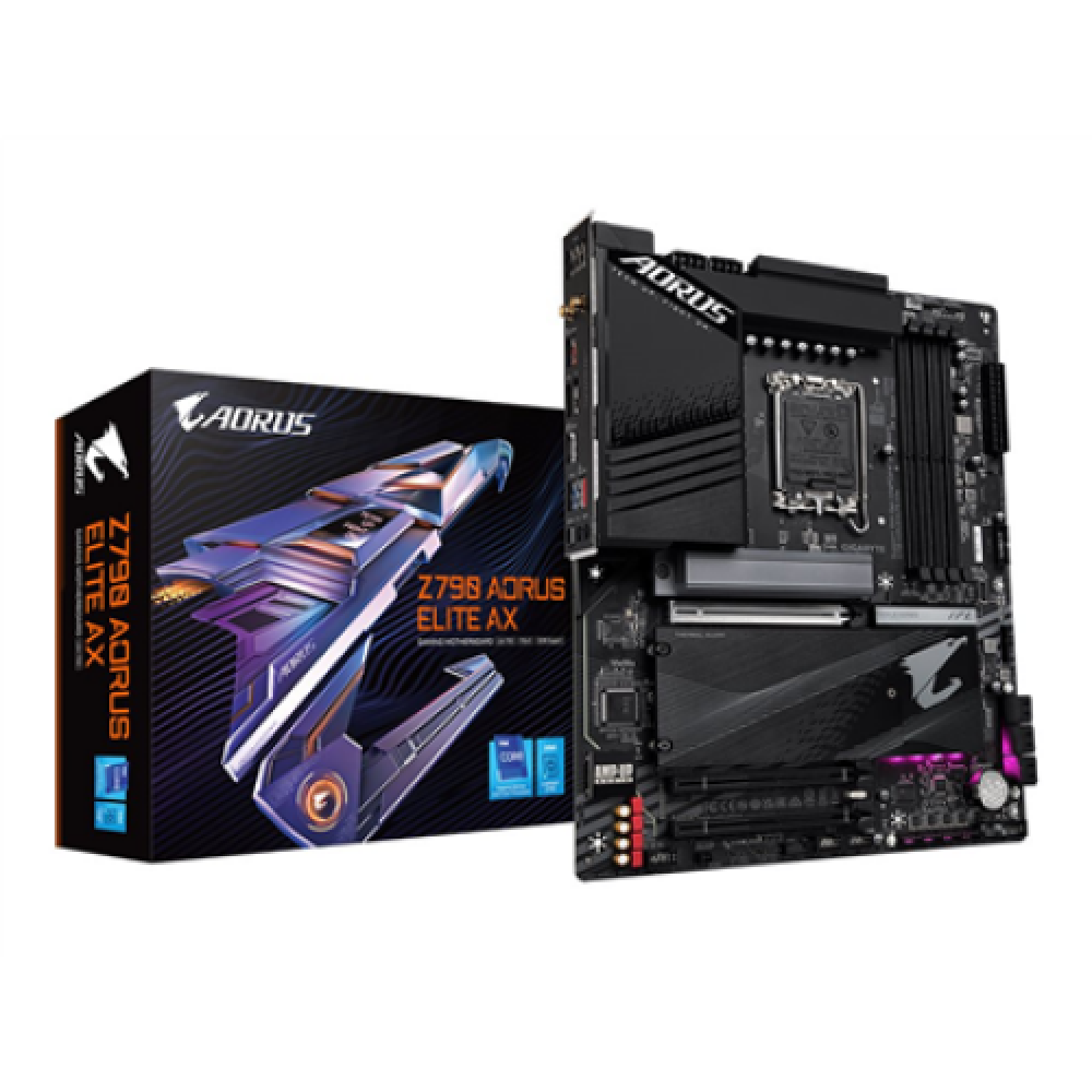 Gigabyte , Z790 AORUS ELITE AX 1.0 M/B , Processor family Intel , Processor socket LGA1700 , DDR4 DIMM , Memory slots 4 , Supported hard disk drive interfaces SATA, M.2 , Number of SATA connectors 6 , Chipset Intel Z790 Express , ATX