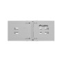 Lanberg Folding Bracket Wall-mount 19 4U , FB01-5404-10S , Grey