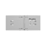 Lanberg Folding Bracket Wall-mount 19 4U , FB01-5404-10S , Grey