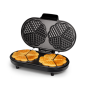 Tristar , WF-2120 , Waffle maker , 1200 W , Number of pastry 10 , Heart shaped , Black