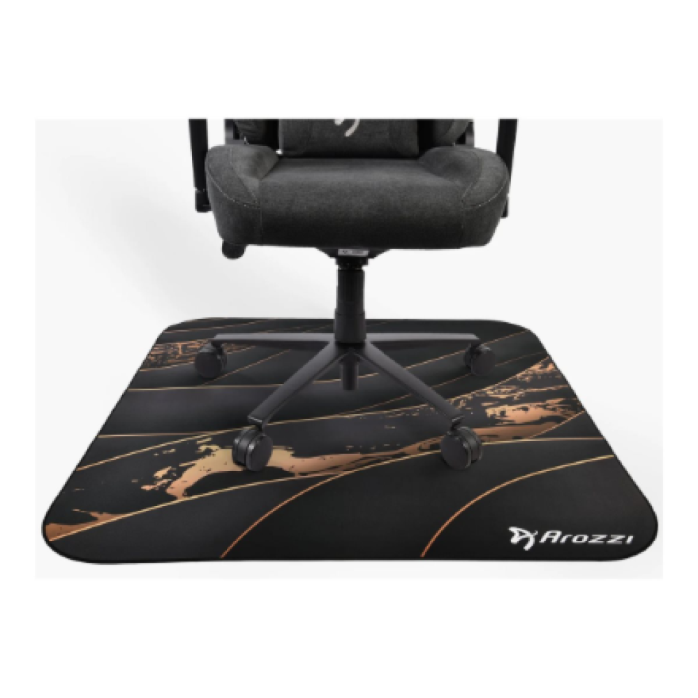 Arozzi Zona Square Floor Pad , Black/Gold