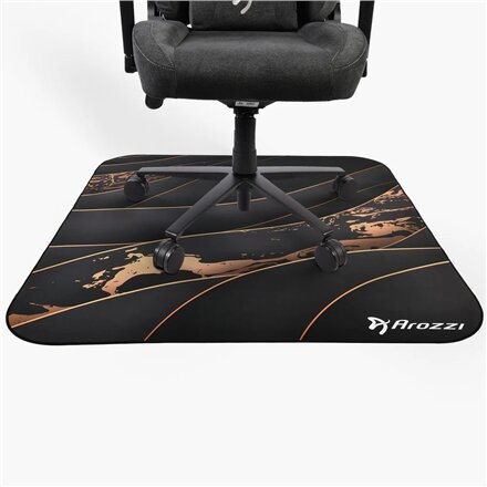 Arozzi Zona Square Floor Pad , Black/Gold