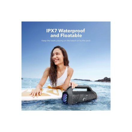 Anker Soundcore , Portable Bluetooth Speaker , Boom 2 Plus , 140 W , Waterproof , Bluetooth , Wireless connection , Portable , Black