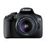 Canon , EOS , 2000D 18-55 III EU26 , SLR Camera Kit , Megapixel 24.1 MP , ISO sensitivity (max) 12800 , Display diagonal 3.0 , Wi-Fi , Video recording , APS-C , Black