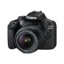 Canon , EOS , 2000D 18-55 III EU26 , SLR Camera Kit , Megapixel 24.1 MP , ISO sensitivity (max) 12800 , Display diagonal 3.0 , Wi-Fi , Video recording , APS-C , Black