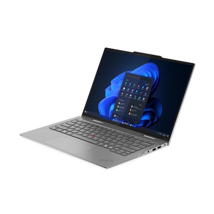 Lenovo ThinkPad X1 2-in-1 G10 Aura Edition , Grey , 14 , IPS , Touchscreen , WUXGA , 1920 x 1200 pixels , Anti-glare , Intel Core Ultra 7 , 255U , 32 GB , Soldered LPDDR5x , Solid-state drive capacity 1000 GB , Intel Graphics , Windows 11 Pro , 802.11ax ,