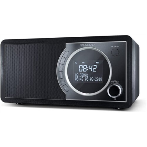 Sharp DR-450(BK) Digital Radio, FM/DAB/DAB+, Bluetooth 4.2, Alarm function, Midnight Black , Sharp , Digital Radio , DR-450(BK) , Bluetooth , Midnight Black
