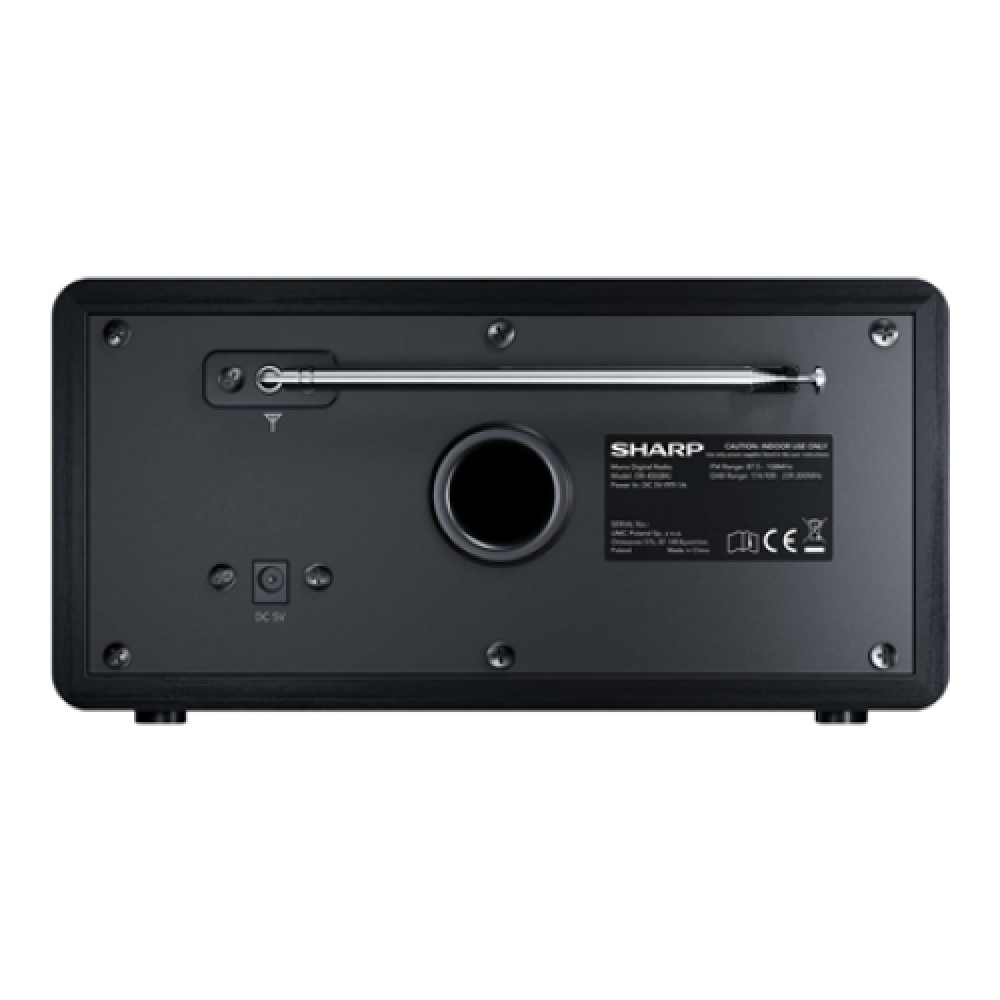 Sharp DR-450(BK) Digital Radio, FM/DAB/DAB+, Bluetooth 4.2, Alarm function, Midnight Black , Sharp , Digital Radio , DR-450(BK) , Midnight Black , Bluetooth , FM radio