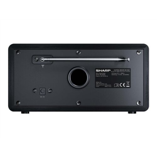 Sharp DR-450(BK) Digital Radio, FM/DAB/DAB+, Bluetooth 4.2, Alarm function, Midnight Black , Sharp , Digital Radio , DR-450(BK) , Bluetooth , Midnight Black