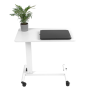 Up Up Forseti Adjustable Height Table, White , Brother