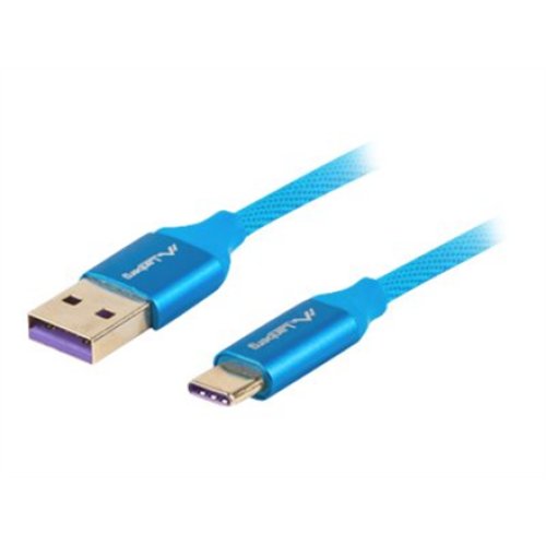 Lanberg , Cable , CA-USBO-21CU-0010-BL , USB-A to USB-C