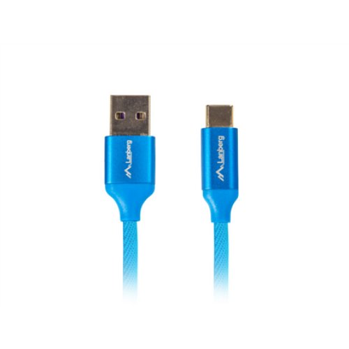 Lanberg , Cable , CA-USBO-21CU-0010-BL , USB-A to USB-C