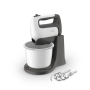 TEFAL , HT464138 PrepMix+ , Hand Mixer , 500 W , Number of speeds 5 , Turbo mode , White/Grey