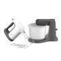 TEFAL , HT464138 PrepMix+ , Hand Mixer , 500 W , Number of speeds 5 , Turbo mode , White/Grey