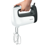 TEFAL , HT464138 PrepMix+ , Hand Mixer , 500 W , Number of speeds 5 , Turbo mode , White/Grey