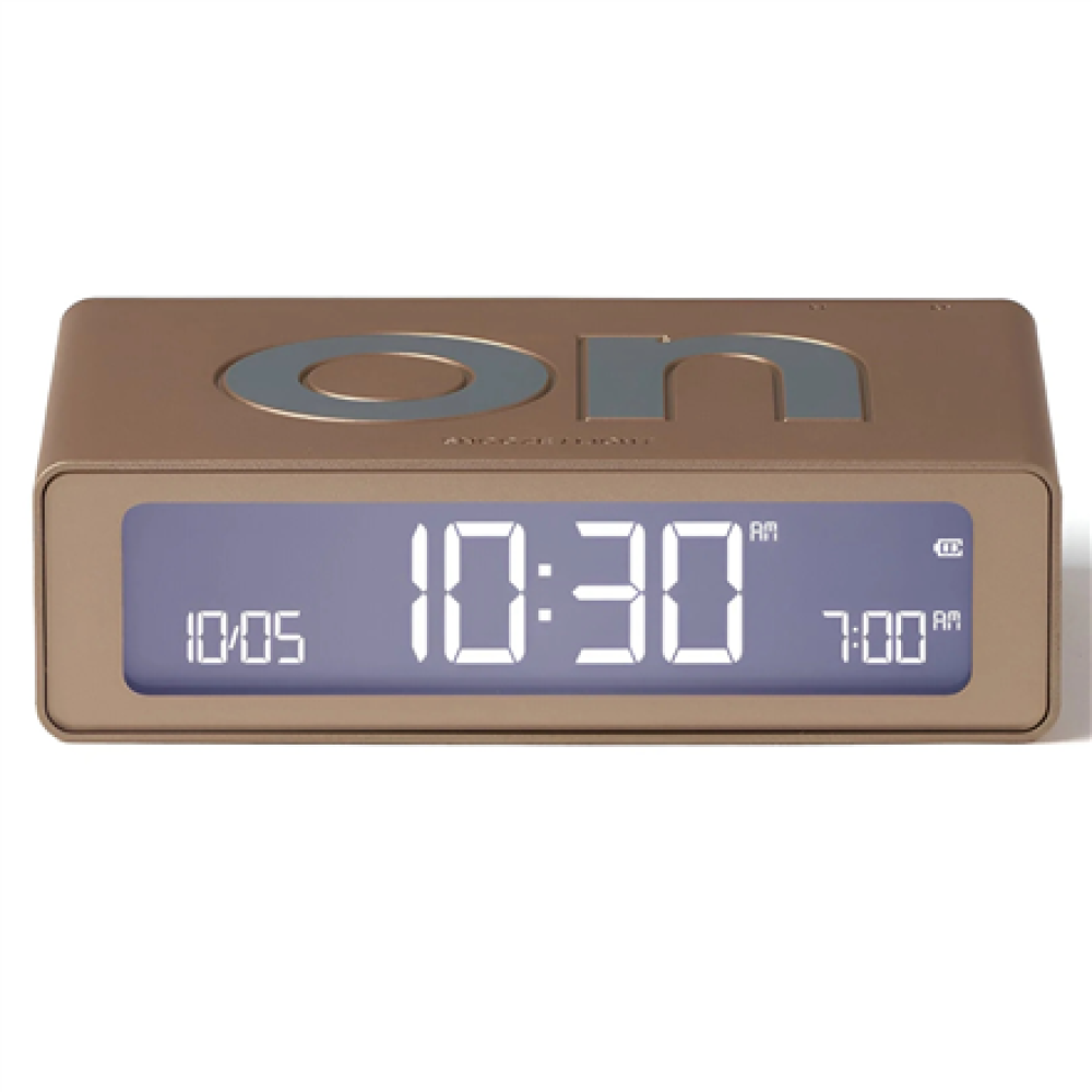 LEXON , Flip Mini Dual-Sided Alarm Clock , LR158D1 , USB connectivity