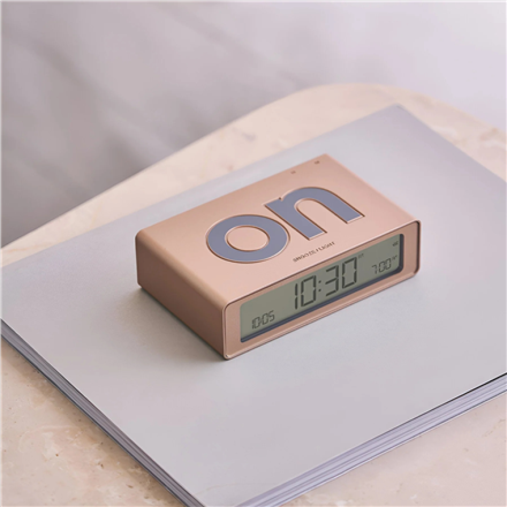 LEXON , Flip Mini Dual-Sided Alarm Clock , LR158D1 , USB connectivity