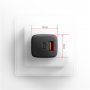 AXAGON Wallcharger 2x port (USB-A + USB-C), 20W , ACU-PQ20