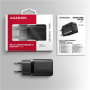AXAGON Wallcharger 2x port (USB-A + USB-C), 20W , ACU-PQ20