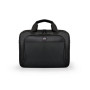 PORT DESIGNS , HANOI II CLAMSHELL , 105064 , Fits up to size 15.6 , Messenger - Briefcase , Shoulder strap , Black