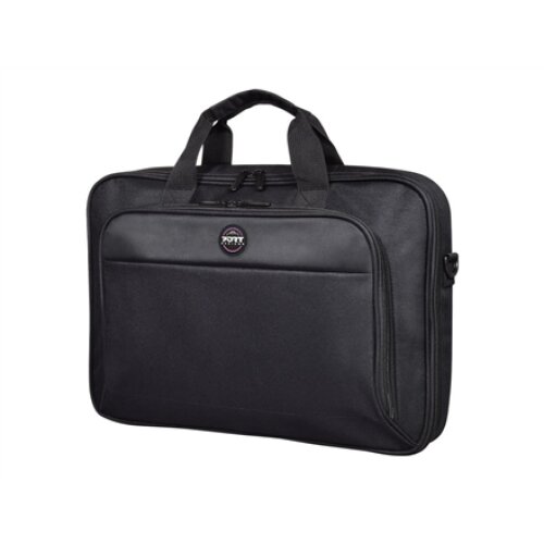 PORT DESIGNS , HANOI II CLAMSHELL , 105064 , Fits up to size 15.6 , Messenger - Briefcase , Shoulder strap , Black