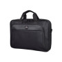PORT DESIGNS , HANOI II CLAMSHELL , 105064 , Fits up to size 15.6 , Messenger - Briefcase , Shoulder strap , Black