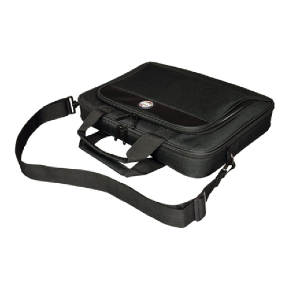 PORT DESIGNS , 105064 , HANOI II CLAMSHELL , Fits up to size 15.6 , Messenger - Briefcase , Black , Shoulder strap