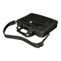 PORT DESIGNS , HANOI II CLAMSHELL , 105064 , Fits up to size 15.6 , Messenger - Briefcase , Shoulder strap , Black