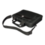 PORT DESIGNS , 105064 , HANOI II CLAMSHELL , Fits up to size 15.6 , Messenger - Briefcase , Black , Shoulder strap