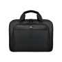 PORT DESIGNS , HANOI II CLAMSHELL , 105064 , Fits up to size 15.6 , Messenger - Briefcase , Shoulder strap , Black