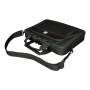 PORT DESIGNS , HANOI II CLAMSHELL , 105064 , Fits up to size 15.6 , Messenger - Briefcase , Shoulder strap , Black