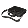 PORT DESIGNS , 105064 , HANOI II CLAMSHELL , Fits up to size 15.6 , Messenger - Briefcase , Black , Shoulder strap