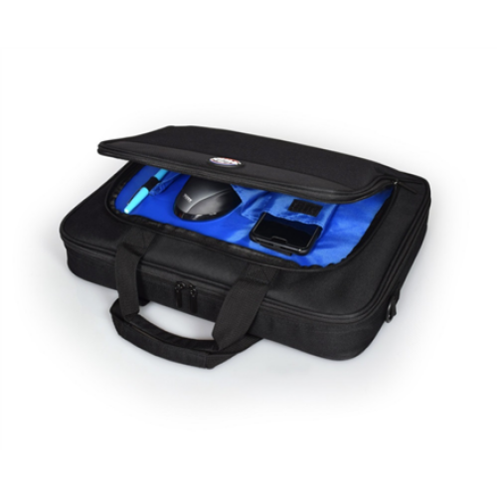 PORT DESIGNS , 105064 , HANOI II CLAMSHELL , Fits up to size 15.6 , Messenger - Briefcase , Black , Shoulder strap