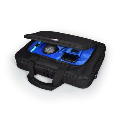 PORT DESIGNS , HANOI II CLAMSHELL , 105064 , Fits up to size 15.6 , Messenger - Briefcase , Shoulder strap , Black