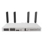 MikroTik Cloud Router Switch with RouterOS L5 Rackmount Case , CRS418-8P-8G-2S+5axQ2axQ-RM