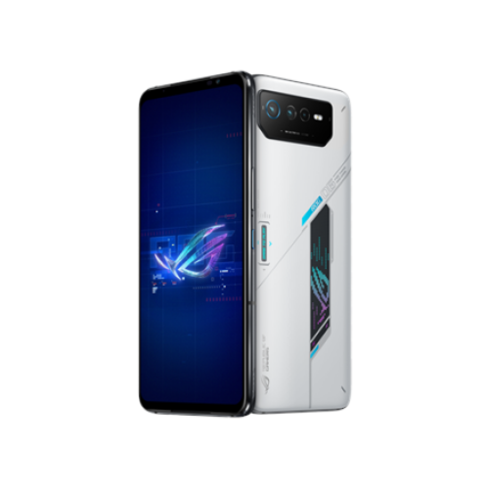 Asus ROG Phone 6 EU White 6.78 AMOLED Snapdragon 8+ Gen 1 Qualcomm SM8475 Internal RAM 16 GB 512 GB Dual SIM Nano-SIM 3G 4G 5G Main camera 50+13+5 MP Secondary camera 12 MP Android 12 6000 mAh 12