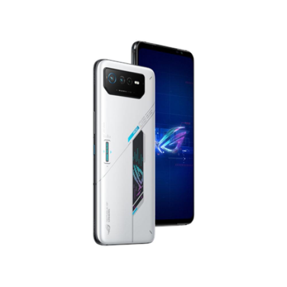 Asus ROG Phone 6 EU White 6.78 AMOLED Snapdragon 8+ Gen 1 Qualcomm SM8475 Internal RAM 16 GB 512 GB Dual SIM Nano-SIM 3G 4G 5G Main camera 50+13+5 MP Secondary camera 12 MP Android 12 6000 mAh 12