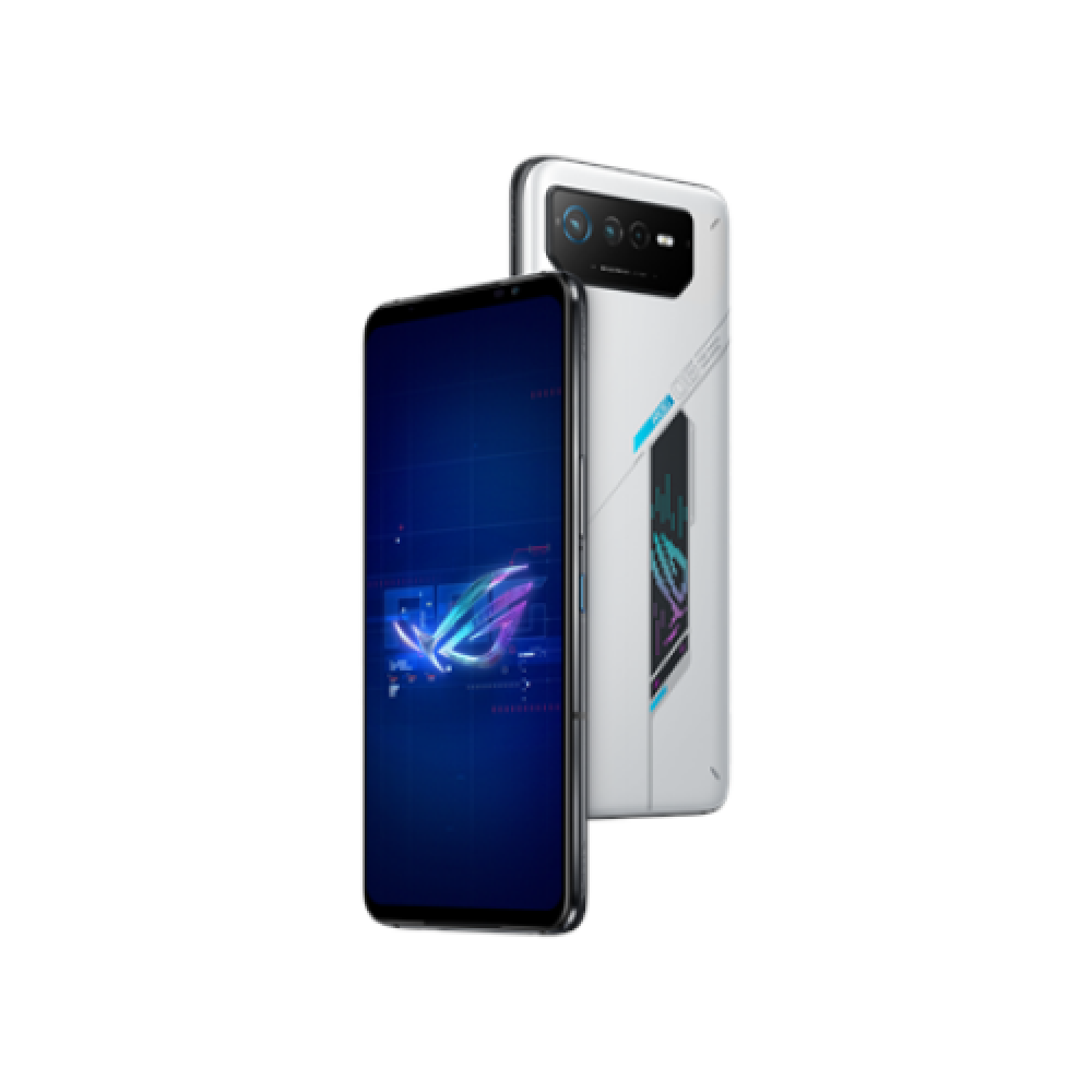 Asus ROG Phone 6 EU White 6.78 AMOLED Snapdragon 8+ Gen 1 Qualcomm SM8475 Internal RAM 16 GB 512 GB Dual SIM Nano-SIM 3G 4G 5G Main camera 50+13+5 MP Secondary camera 12 MP Android 12 6000 mAh 12
