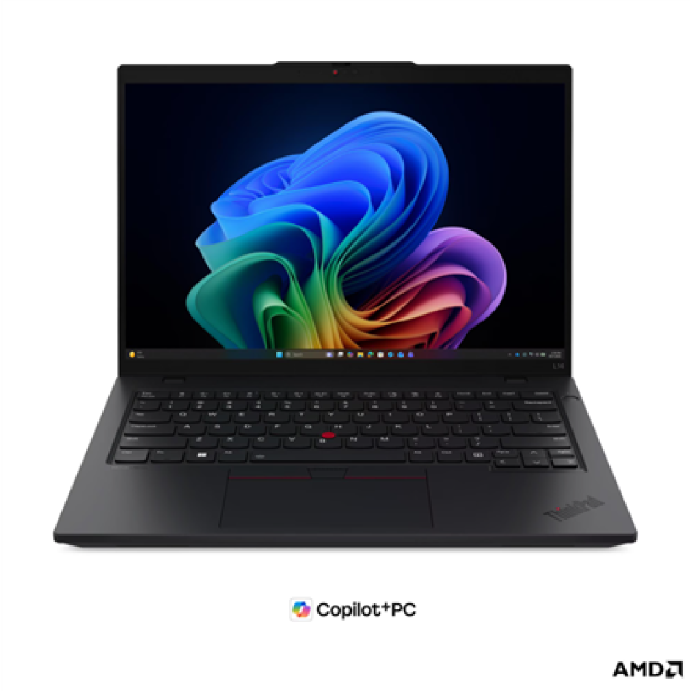 Lenovo ThinkPad L14 G7 AMD , Black , 14 , IPS , WUXGA , 1920 x 1200 pixels , Anti-glare , AMD Ryzen AI 7 , 445 , 24 GB , SODIMM DDR5 , Solid-state drive capacity 512 GB , AMD Radeon 840M Graphics , Windows 11 Pro , 802.11be , Bluetooth version 5.4 , Keybo