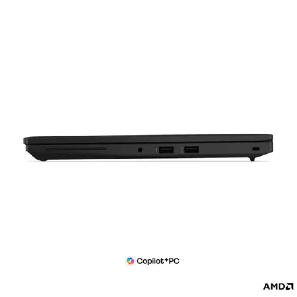 Lenovo ThinkPad L14 G7 AMD , Black , 14 , IPS , WUXGA , 1920 x 1200 pixels , Anti-glare , AMD Ryzen AI 7 , 445 , 24 GB , SODIMM DDR5 , Solid-state drive capacity 512 GB , AMD Radeon 840M Graphics , Windows 11 Pro , 802.11be , Bluetooth version 5.4 , Keybo